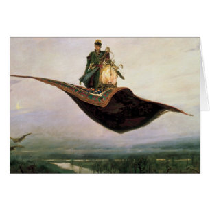 Cartão O tapete de vôo
