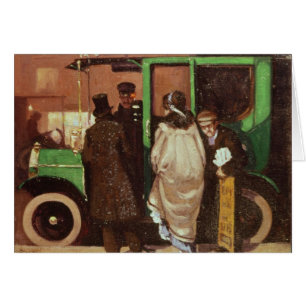 Cartão O táxi de táxi, c.1908-10