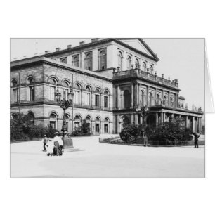Cartão O Teatro em Hannover, c.1910
