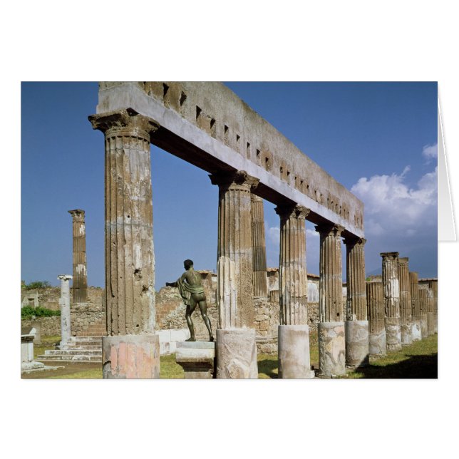 Cartão O Templo de Apollo (Frente Horizontal)