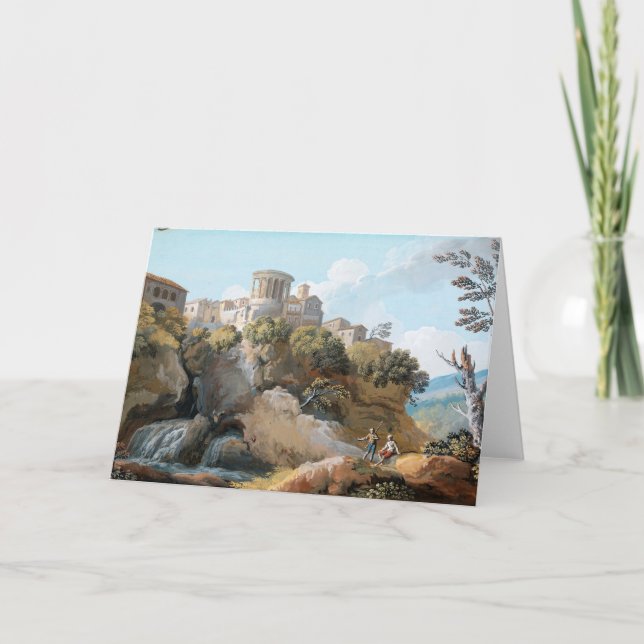 Cartão O Templo de Vesta | Giovanni Battista Busiri (Frente)