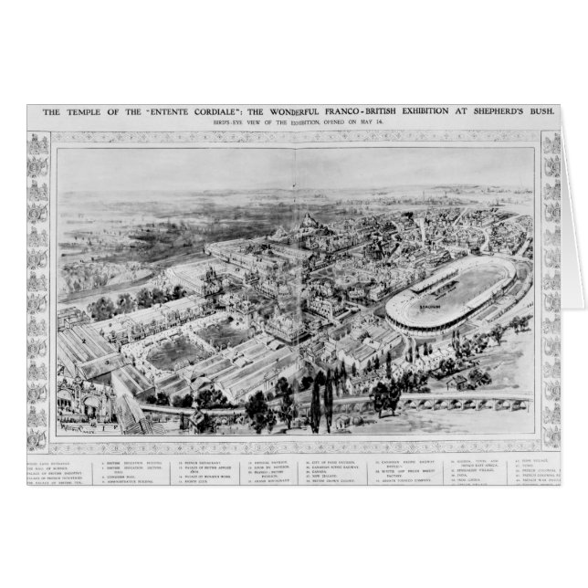 Cartão O Templo do Entente Cordiale (Frente Horizontal)