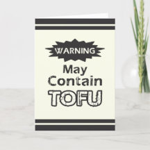 O templo Tofu Engraçado Pode Conter Placa TOFU