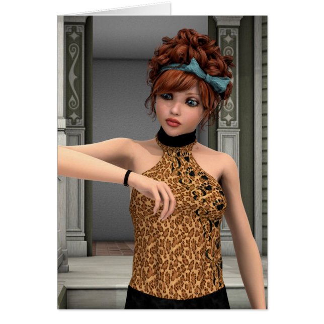 Cartão O tempo está sendo esgotado (Frente)