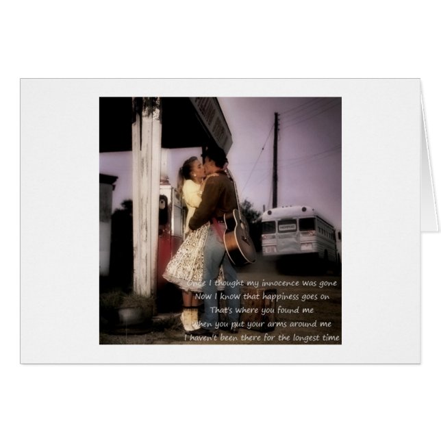 Cartão O Tempo Mais Longo (Frente horizontal)