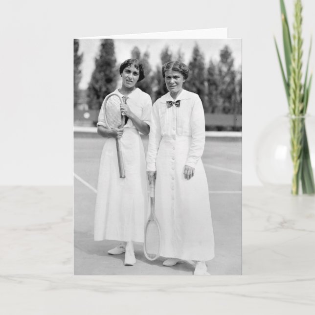 Cartão O tênis Campeão das mulheres, 1913 (Frente)