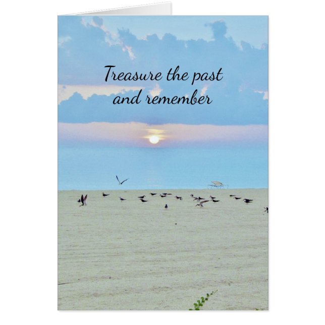 Cartão O tesouro do passado (Frente)