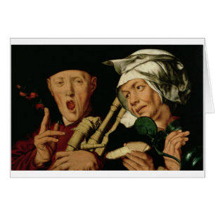 Cartão O tocador de gaita-de-foles