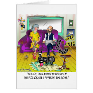 Cartão O tom de chamada de Pavlov