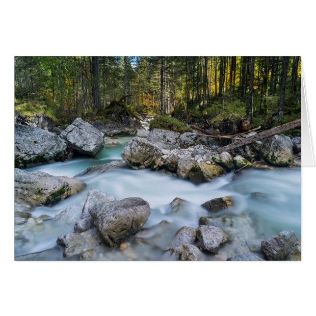 Cartão O torrent Ramsauer Ache (Frente Horizontal)