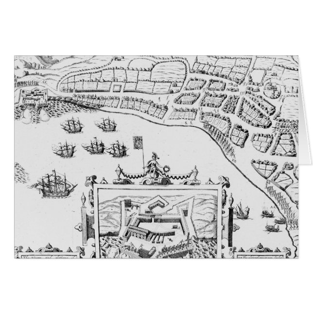 Cartão O Towne e o Platforme de Fayall (Frente Horizontal)