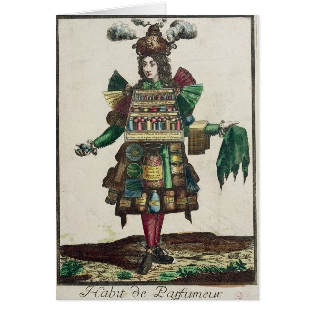 Cartão O traje do Perfumer (Frente)