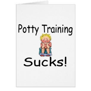 Cartão O treinamento do Potty suga
