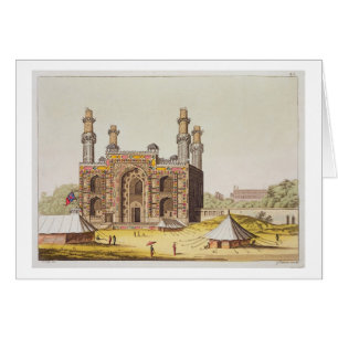 Cartão O túmulo do imperador Akbar de Mughal, 'de Le Cos