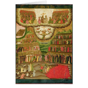 Cartão O último julgamento, 1721