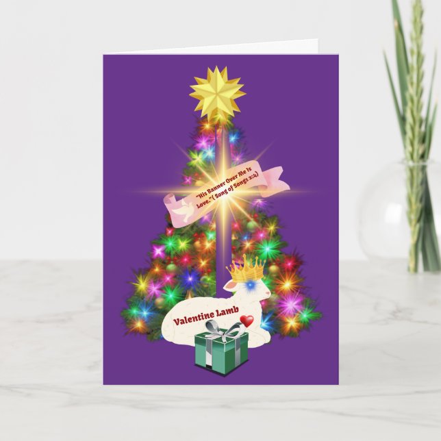 Cartão O Último Presente De Natal É A Lâmpada De Deus (Frente)