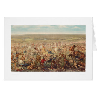 Cartão O último suporte de Custer (0482A)