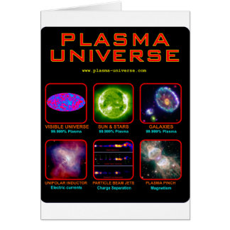 Cartão O universo do plasma