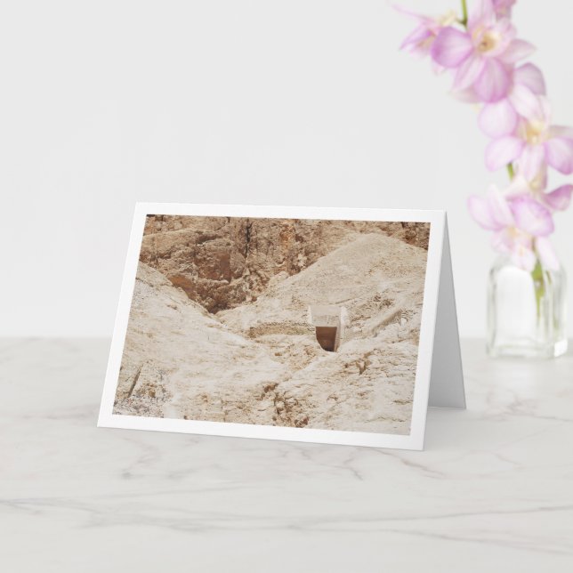 Cartão O Vale dos Reis em Luxor, Egito, (Orquídea)