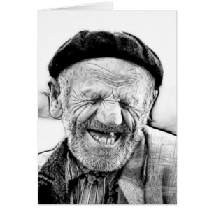CARTÃO O VELHO HOMEM