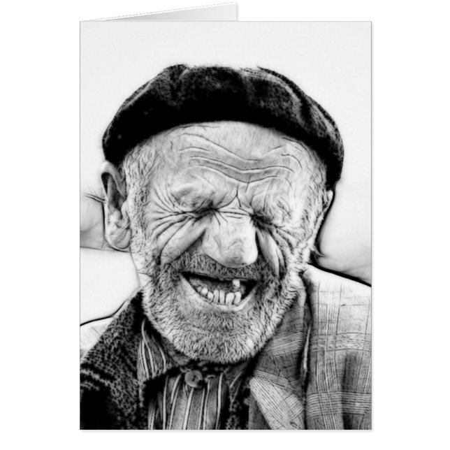 CARTÃO O VELHO HOMEM (Frente)