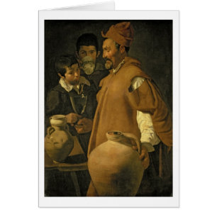 Cartão O vendedor da água de Sevilha, c.1620 (óleo em