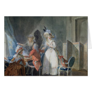 Cartão O vendedor da forma