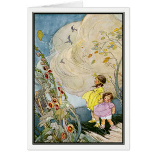 Cartão O vento por Ruth Mary Hallock