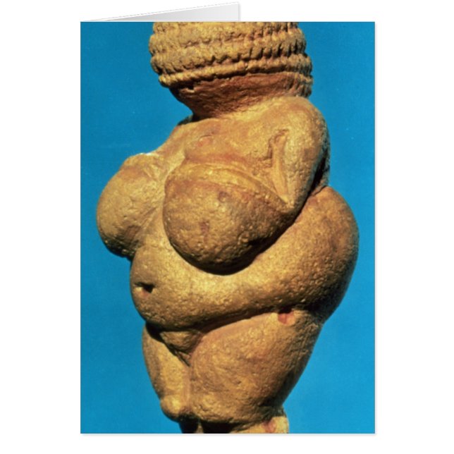 Cartão O Venus de Willendorf (Frente)