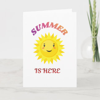 Cartão O Verão Chegou