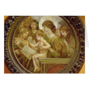 Cartão O Virgin dos anjos