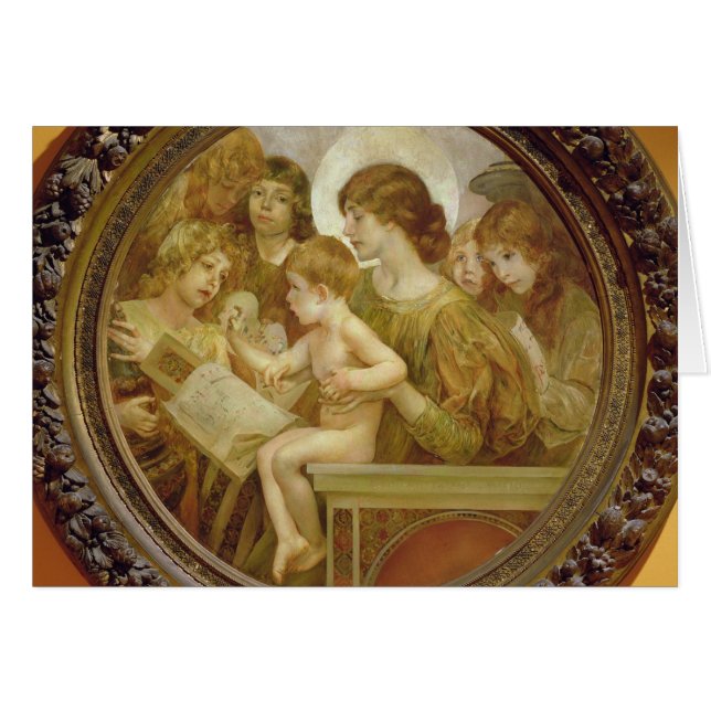 Cartão O Virgin dos anjos (Frente Horizontal)