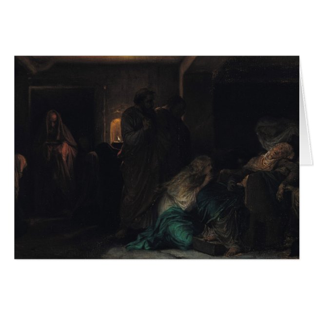 Cartão O Virgin que desmaia, 1856 (Frente Horizontal)