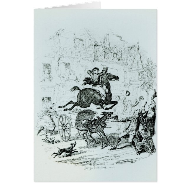 Cartão O vôo de Turpin através de Edmonton (Frente)