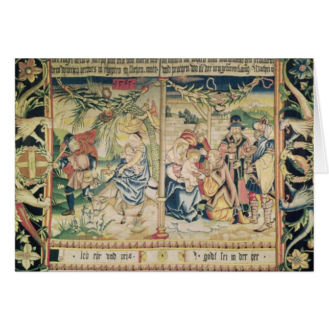 Cartão O vôo em Egipto e a adoração de (Frente Horizontal)