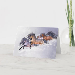 Cartão O vôo Notecard do inverno