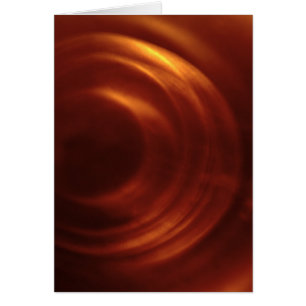 Cartão O Vortex Laranja do Viajante do Tempo