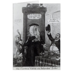Cartão O voto de carcaça, ou o auto-falante independente