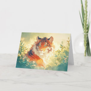 Cartão O Watchful Tiger
