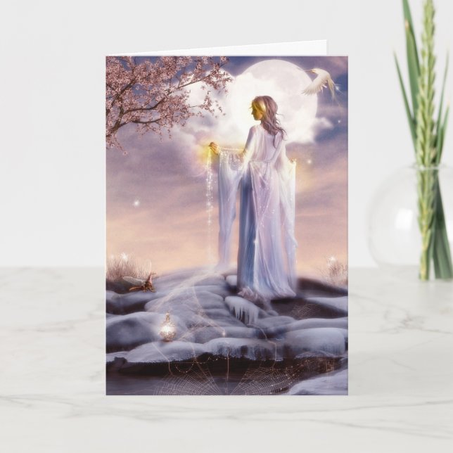 Cartão o weave da Web (Frente)