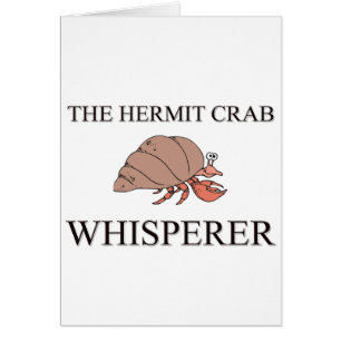 Cartão O Whisperer do caranguejo de eremita