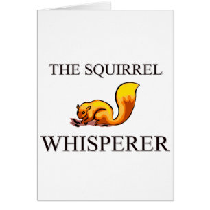 Cartão O Whisperer do esquilo