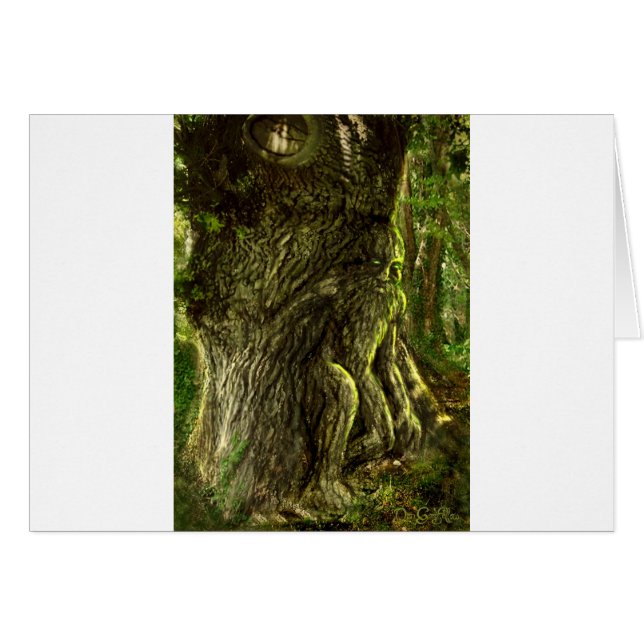 Cartão Oak Padre (Frente Horizontal)