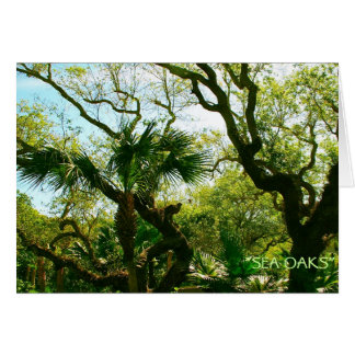 Cartão Oaques do mar