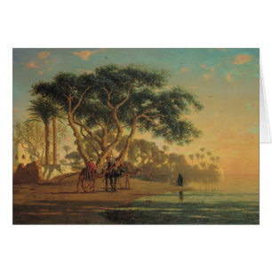 Cartão Oásis árabes, 1853