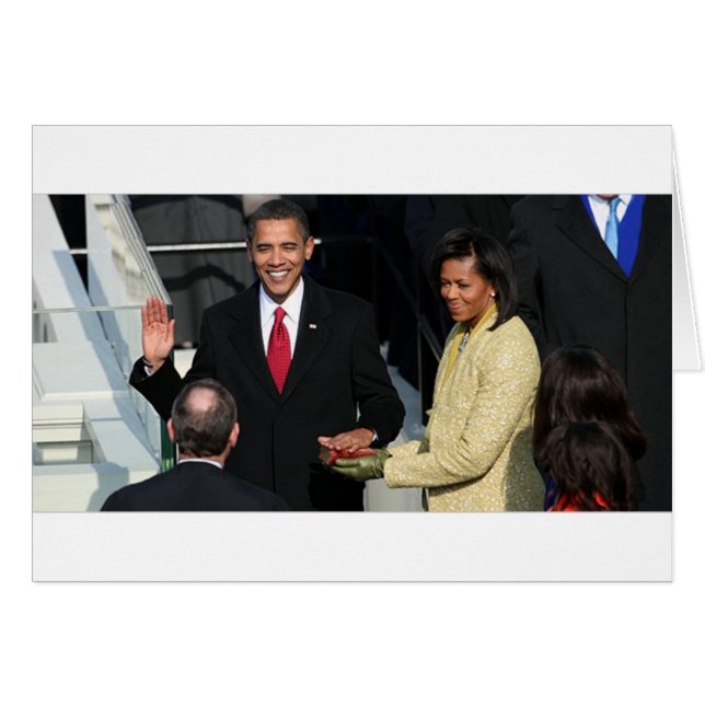 Cartão Obama 2012 (Frente Horizontal)