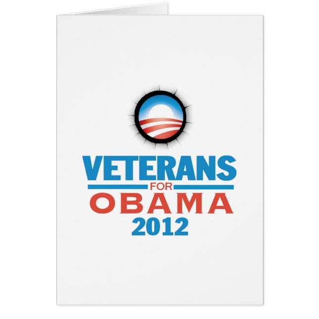 Cartão Obama 2012 veterinários (Frente)