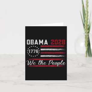 Cartão Obama 2028 Shirt Obama Para Presidente