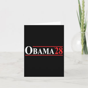 Cartão Obama 28 Retro Vintage