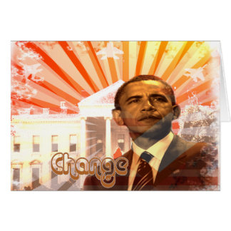 Cartão Obama Change